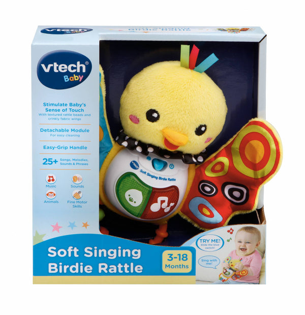 SOFT SINGING BIRDIE RATTLE