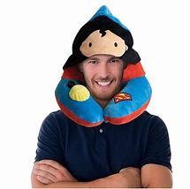 Wellitech Ridaz Inflatable Neck Cushion With Hood Superman - 29 cm