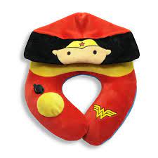 Wellitech Ridaz Inflatable Neck Cushion With Hood Wonder Woman - 29 cm