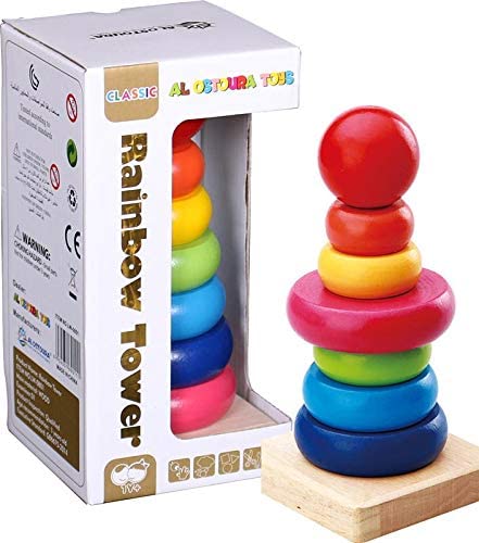 Wooden  Rainbow Tower